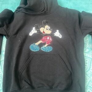 Mickey Mouse sequin sweatshirt size small